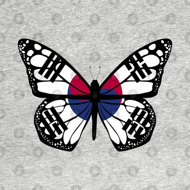 Korea South Flag Butterfly by BramCrye